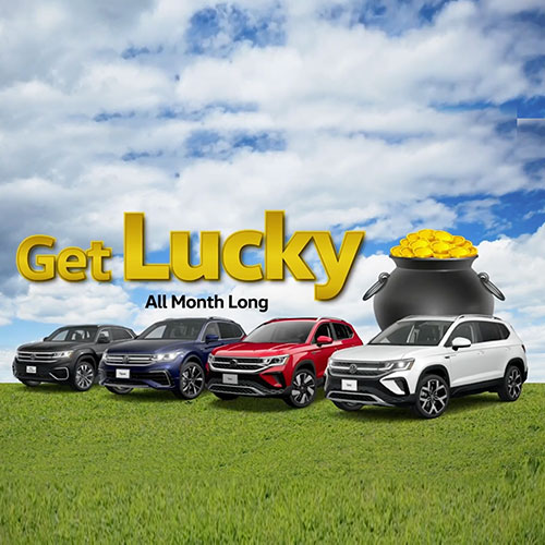 Get Luck at Hawk Volkswagen spot